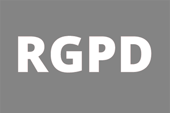 Logo GRPD. Reglamento general de protección de datos.